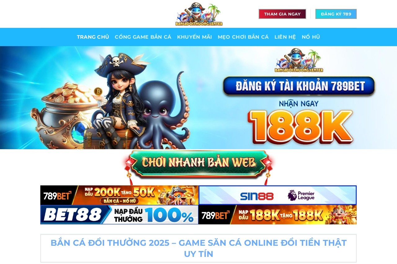 Bắn Cá Đổi Thưởng