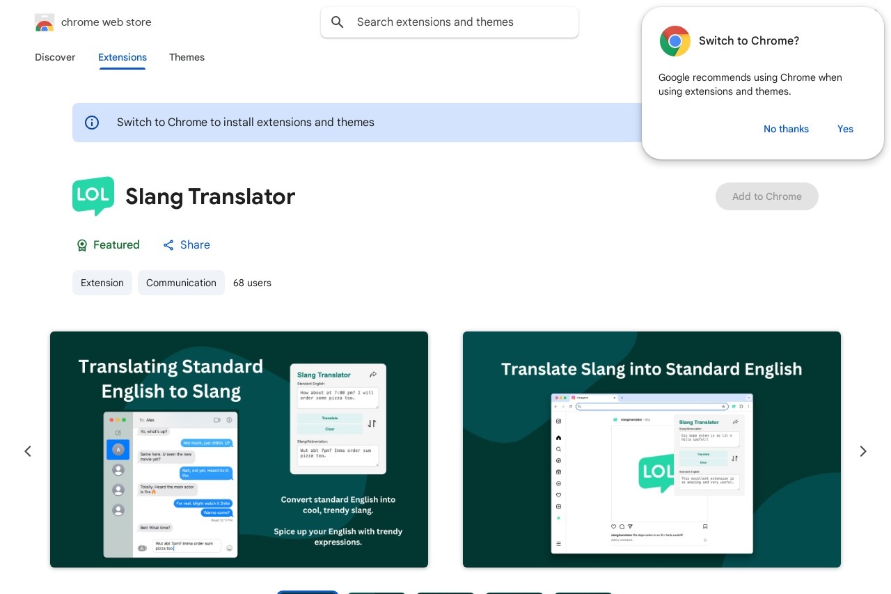 Slang Translator