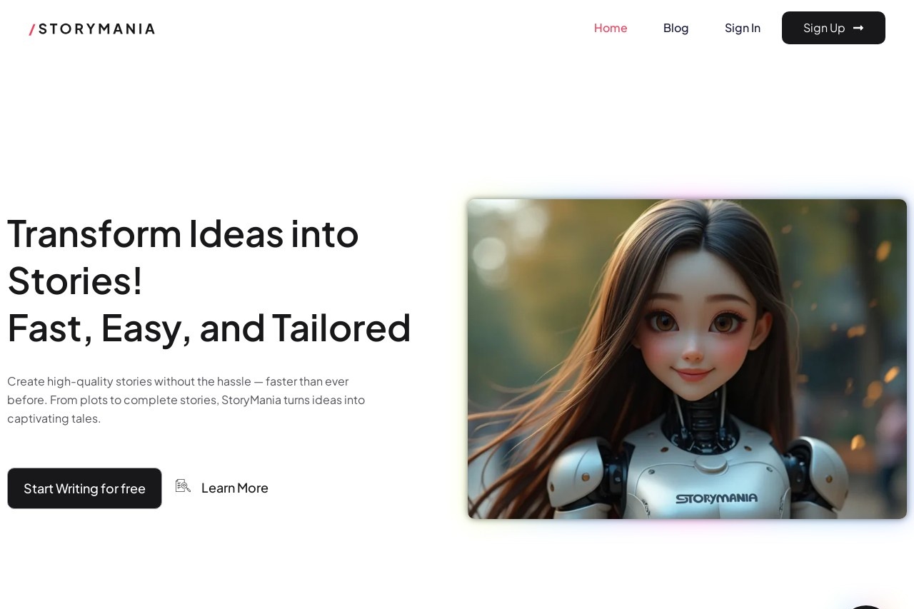 Storymania AI