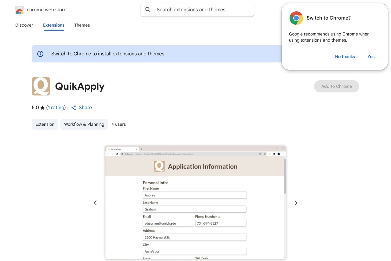 Chrome Web Store