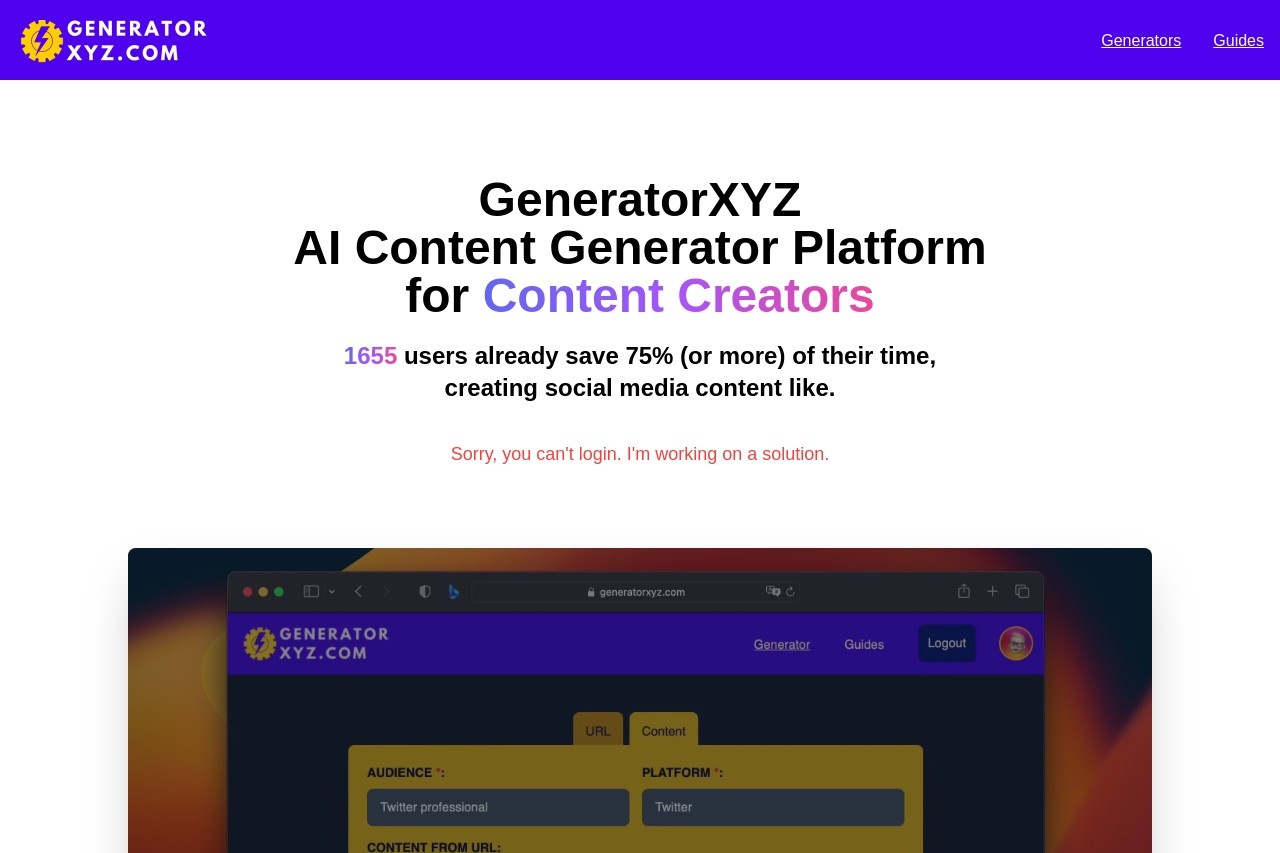 Generator XYZ