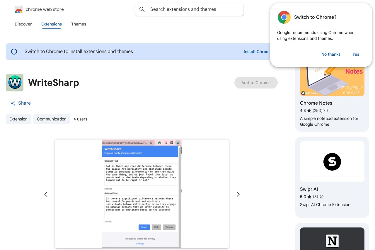 WriteSharp
