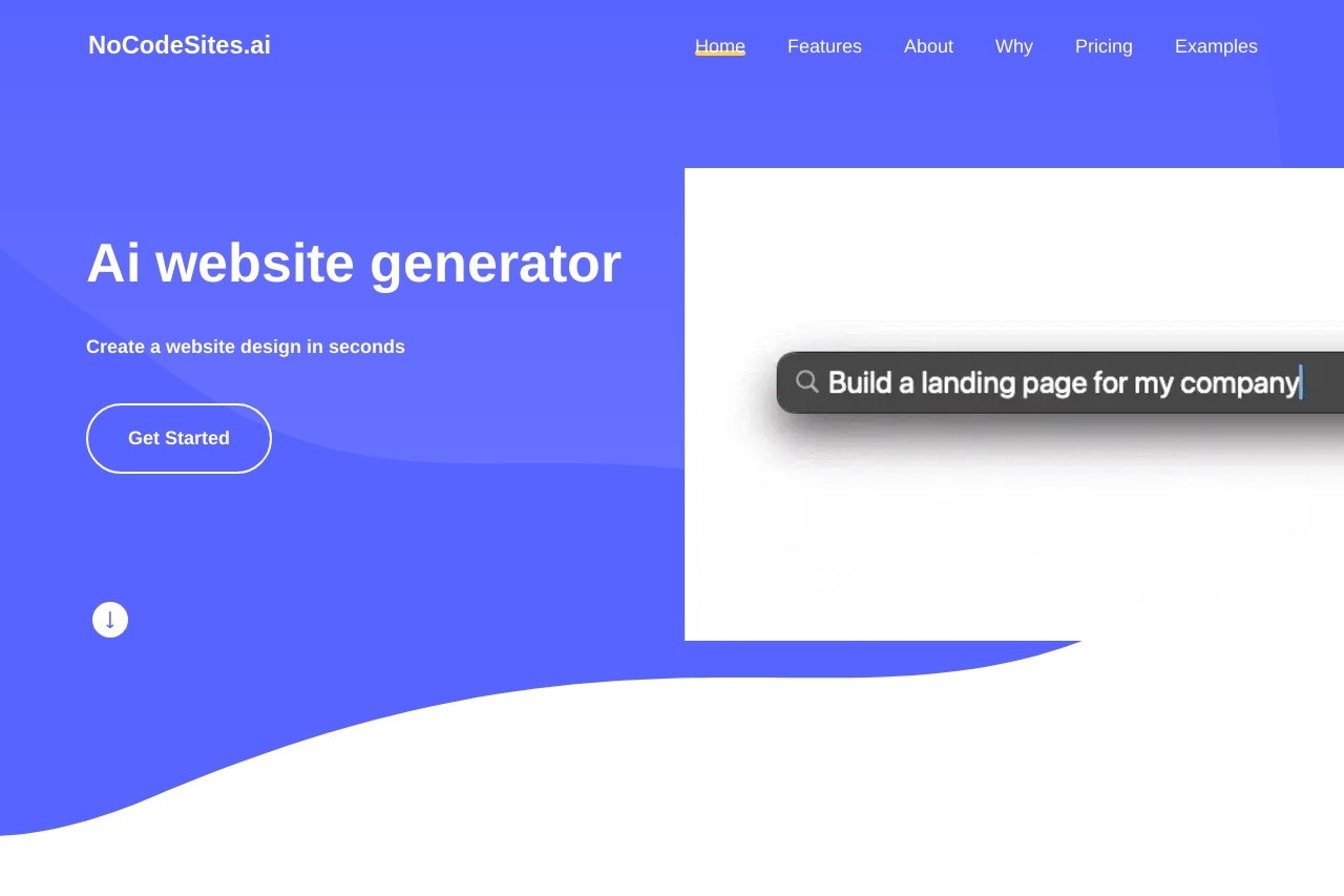 Ai website builder