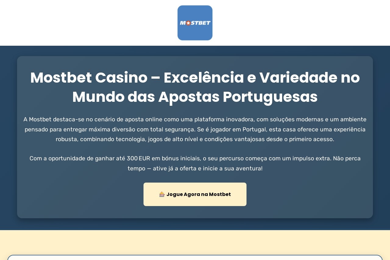 Mostbet Portugal