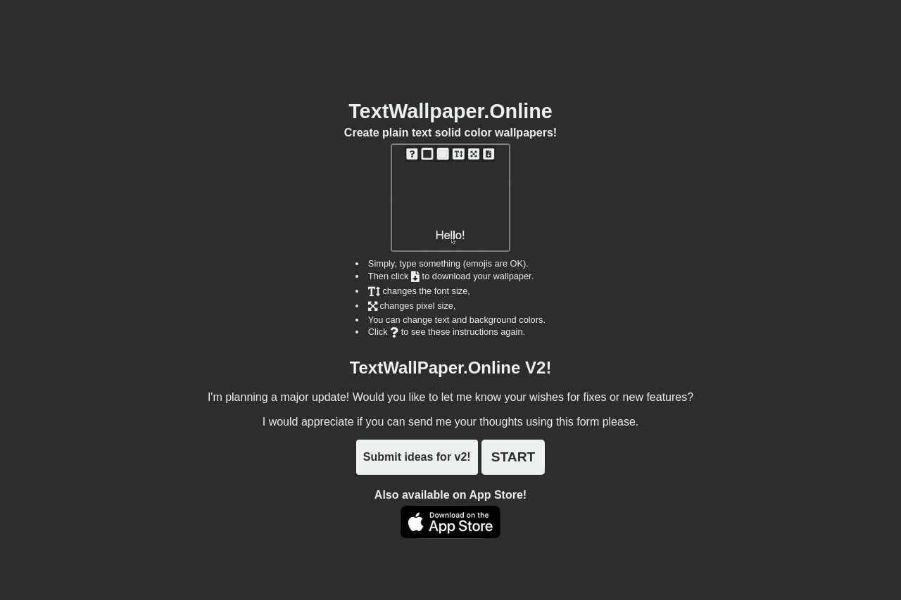 TextWallpaper