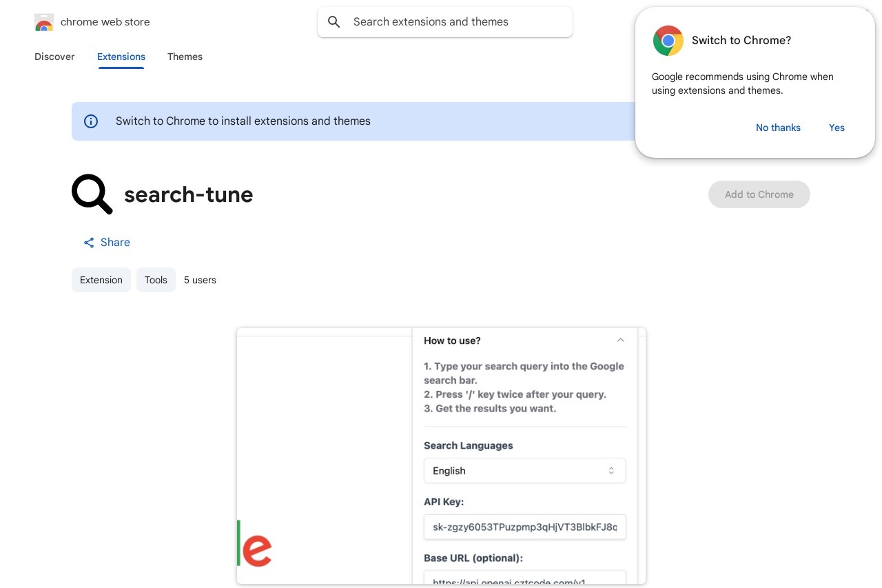 search-tune