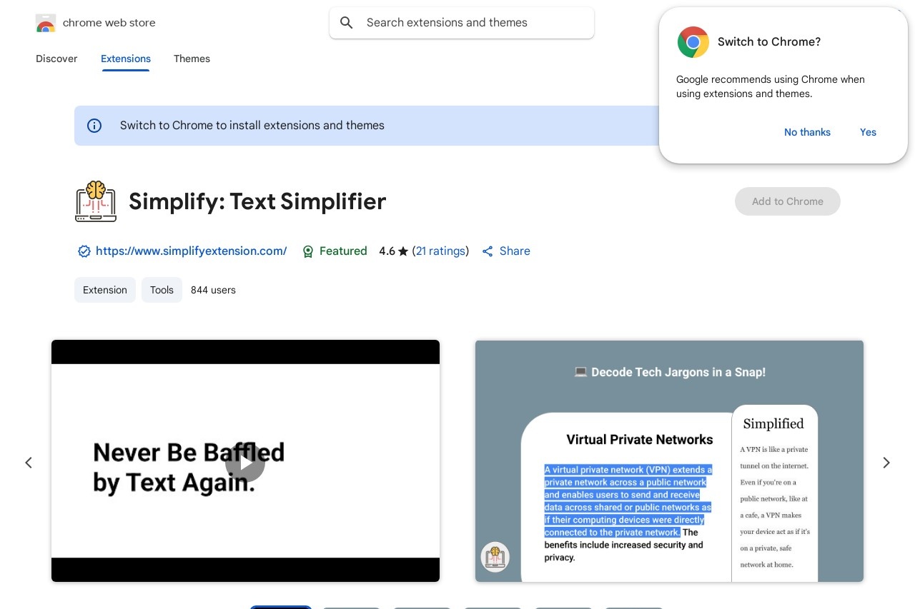 Simplify