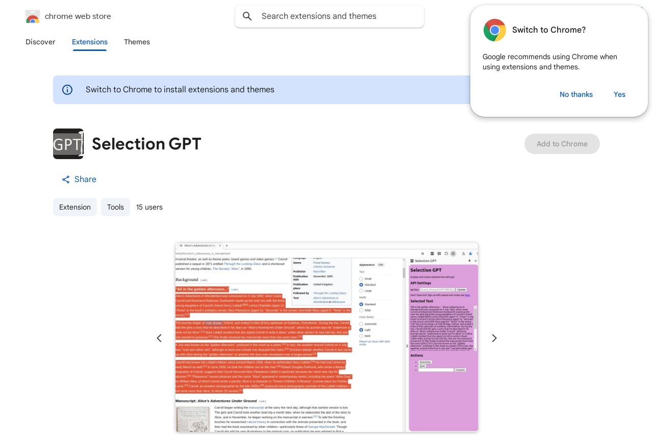 Selection GPT