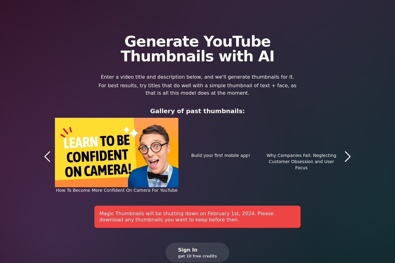 Magic Thumbnails