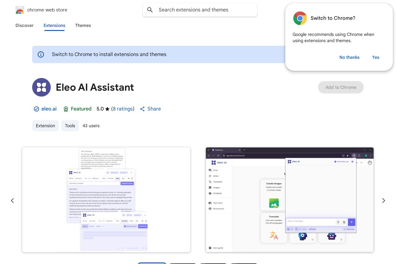 Eleo AI Assistant