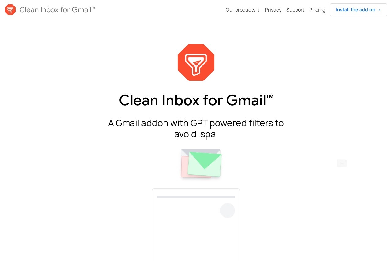 Clean Inbox for Gmail