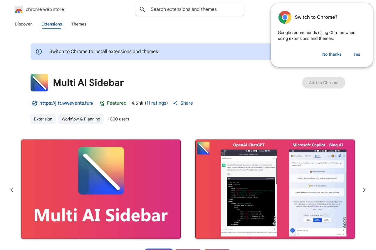 Multi AI Sidebar