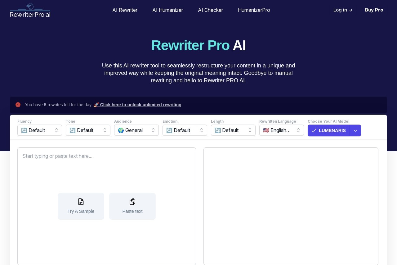 Rewriter PRO AI