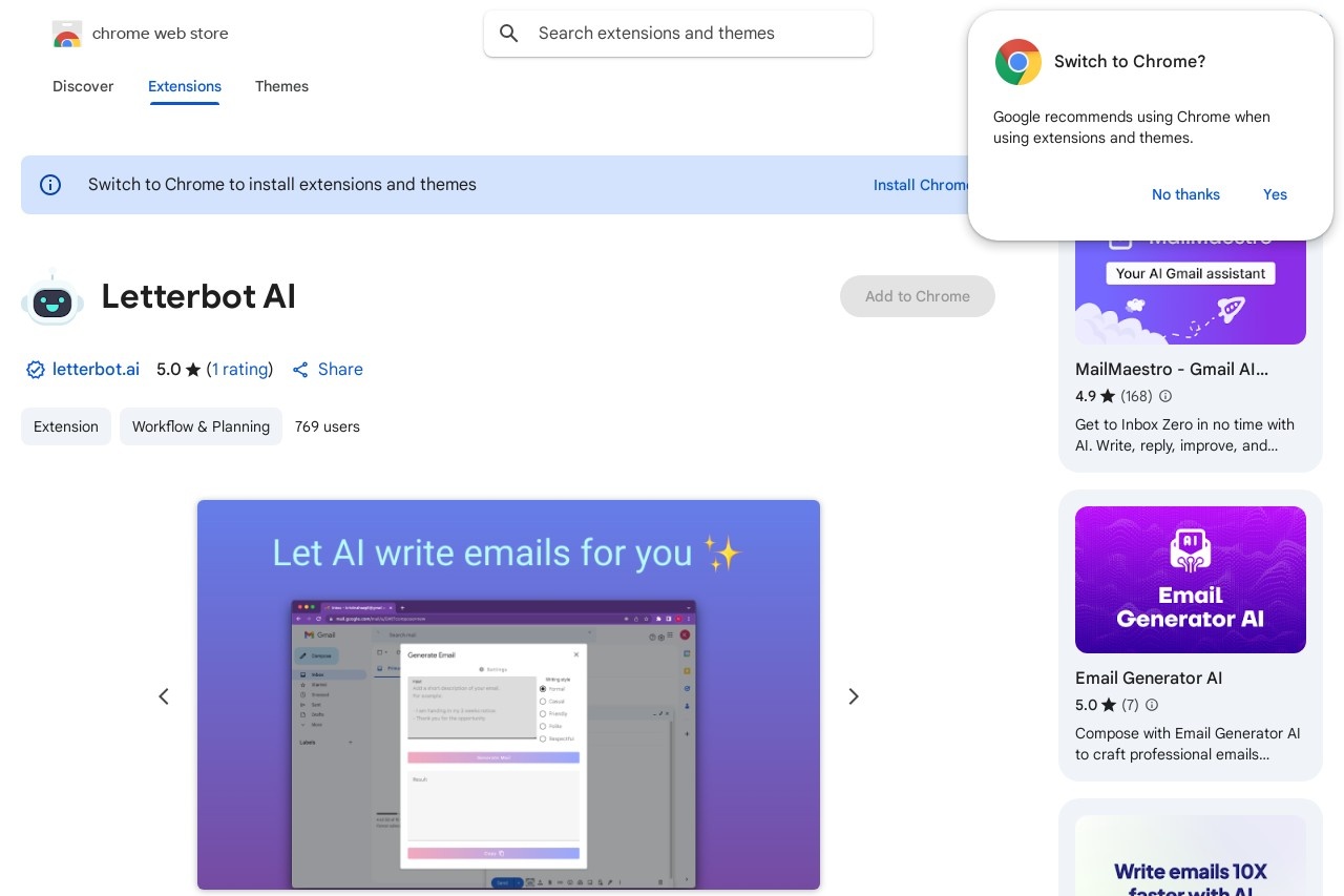 Letterbot AI