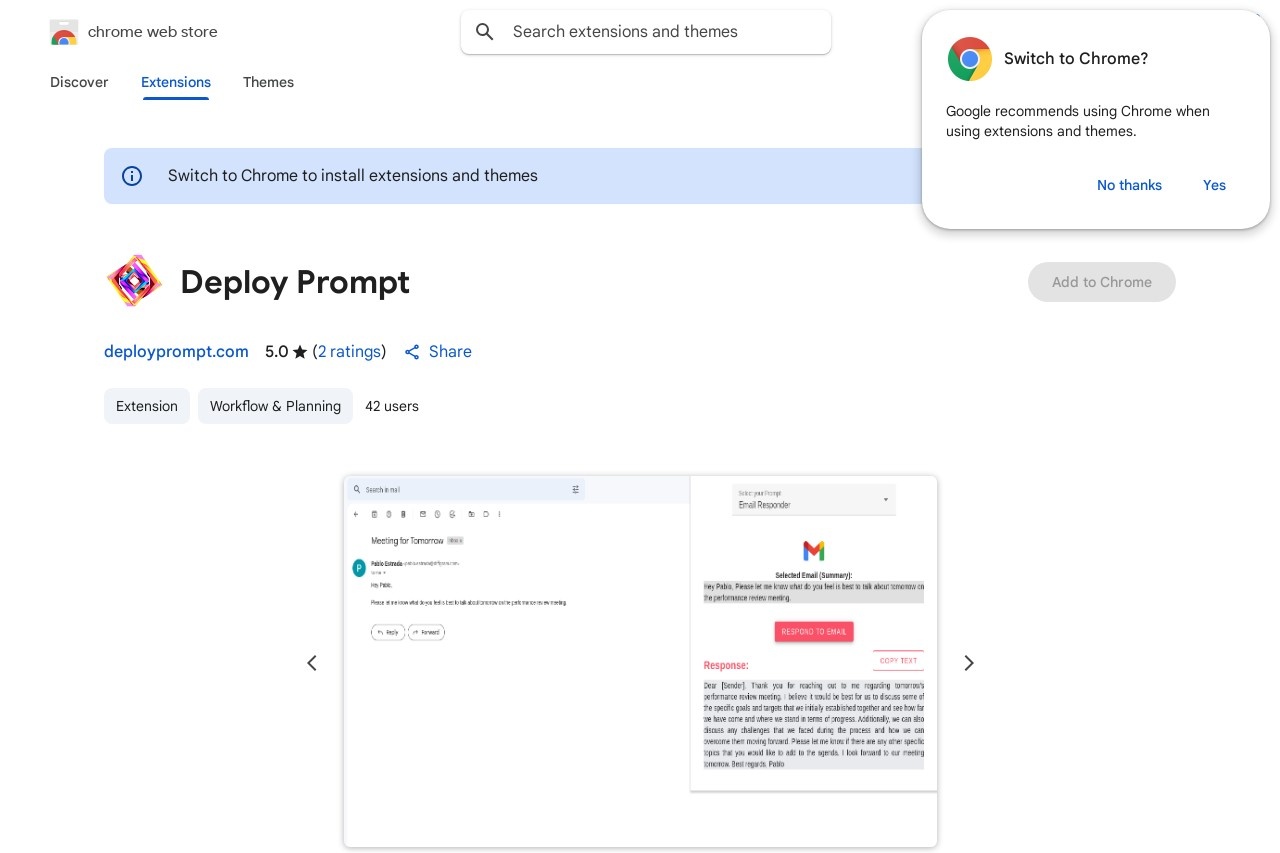 Deploy Prompt
