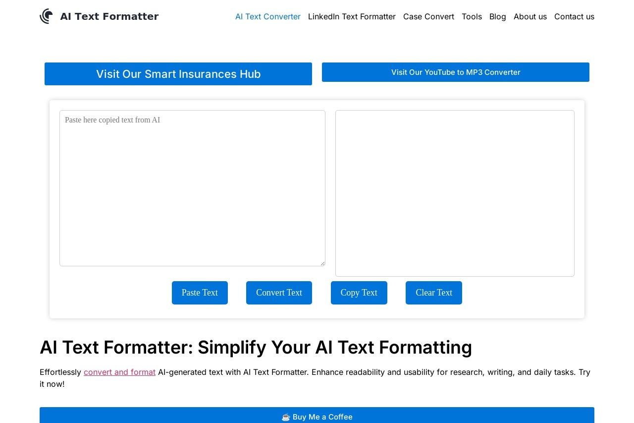 AI Text Formatter