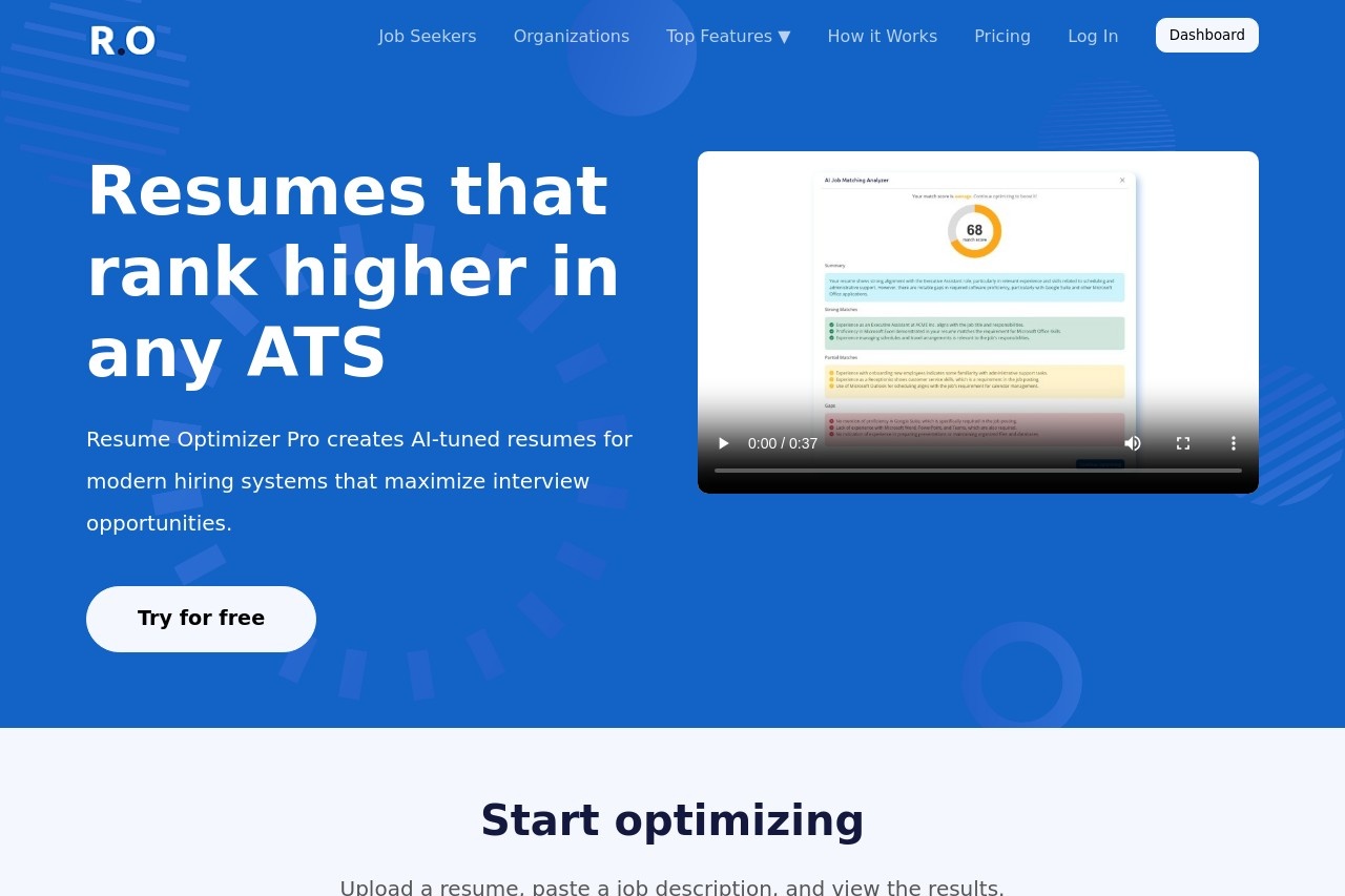 Resume Optimizer Pro