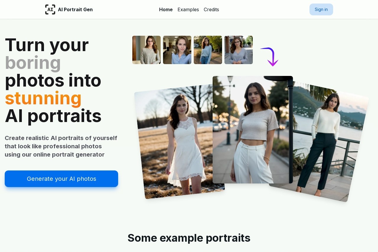 AI Portrait Gen