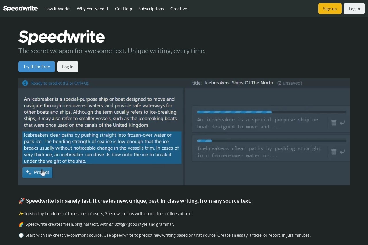 Speedwrite