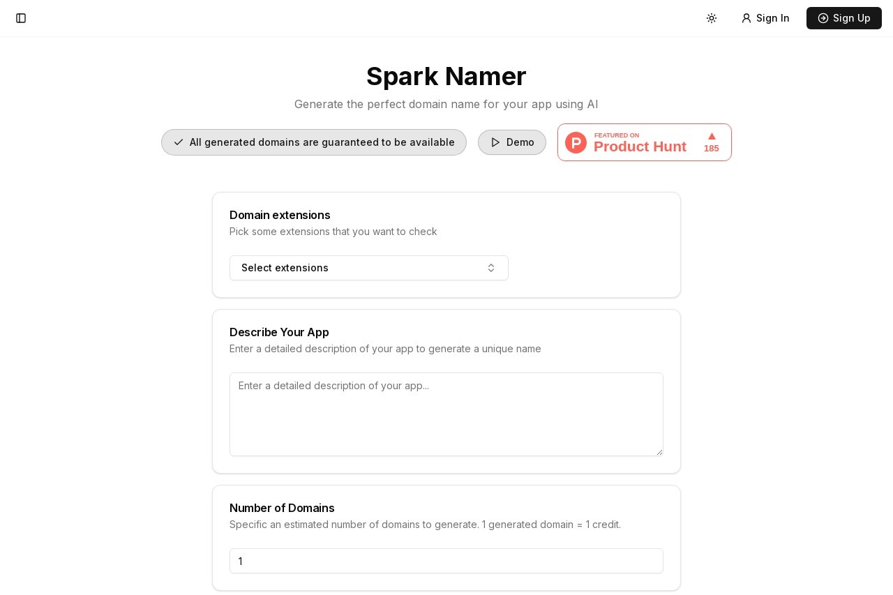 Spark Namer