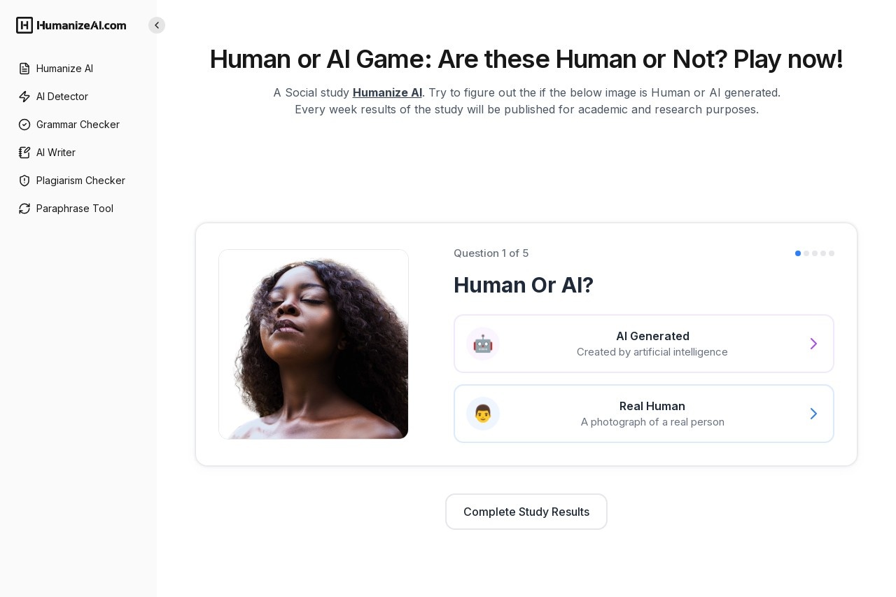 Human or AI Game