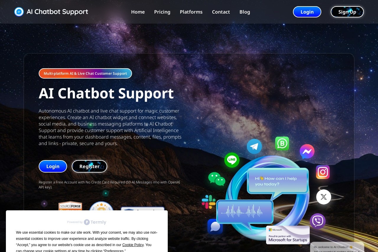 AI Chatbot Support