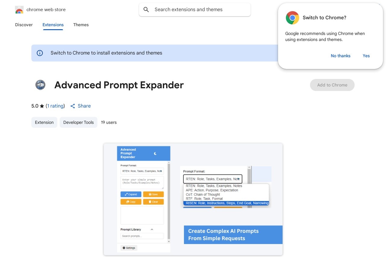 Advanced Prompt Expander