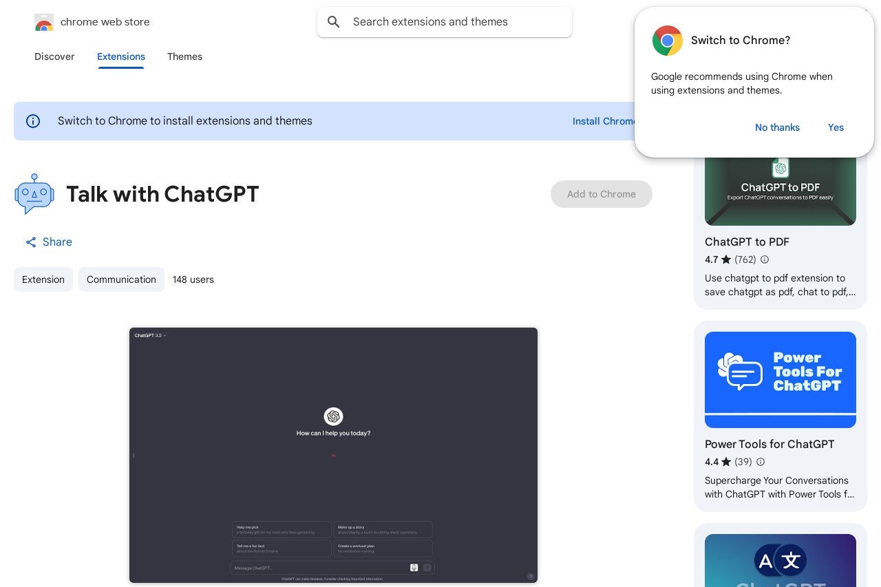 Talk with ChatGPT