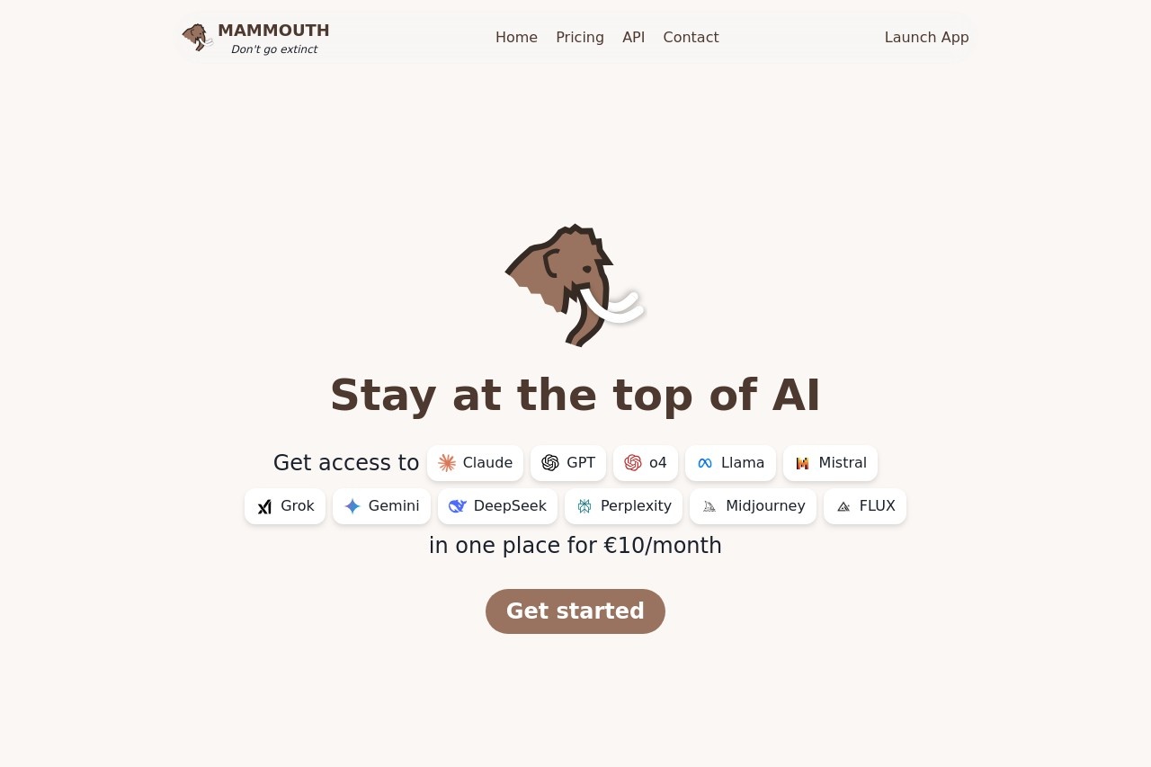 Mammouth AI