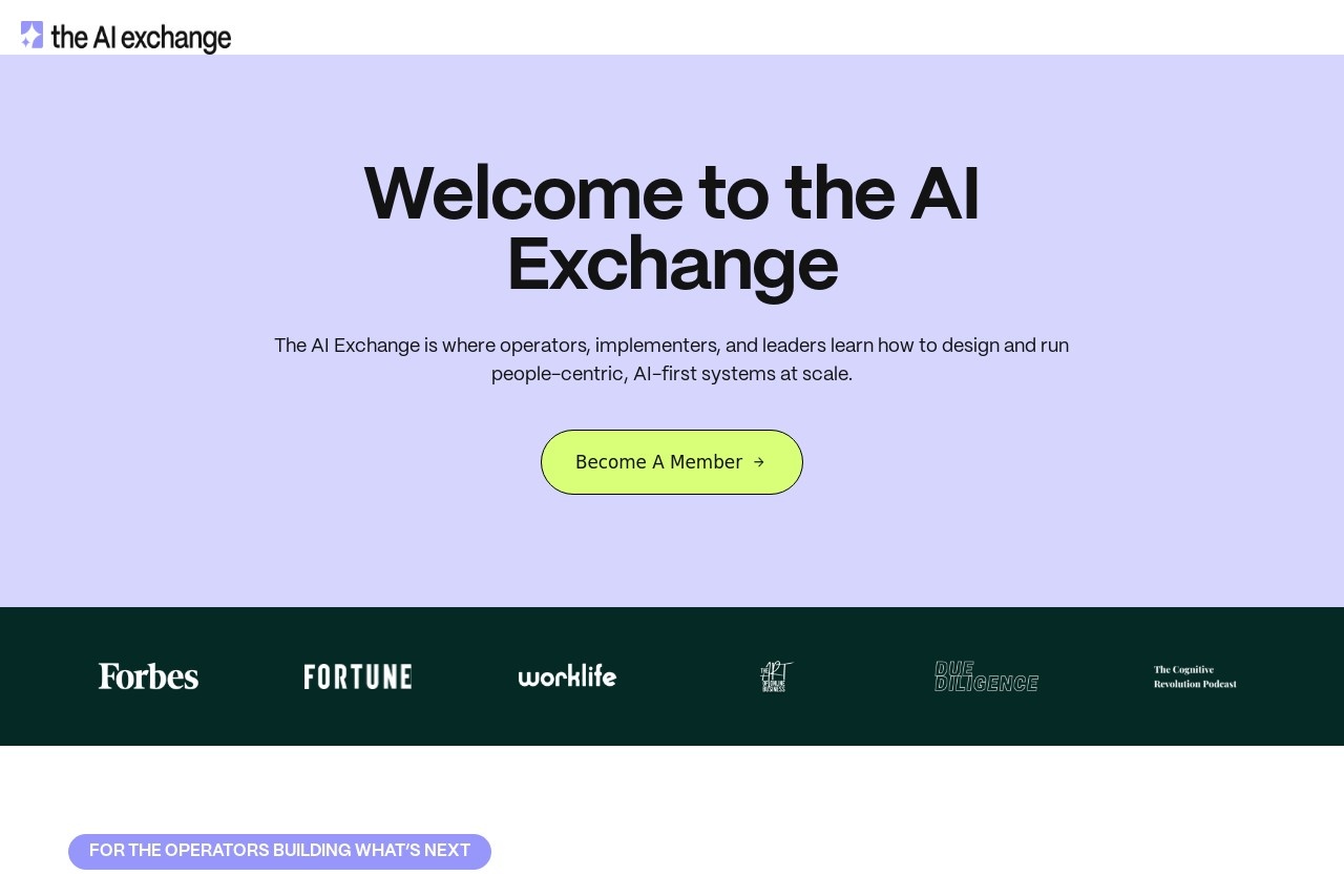 The AI Exchange