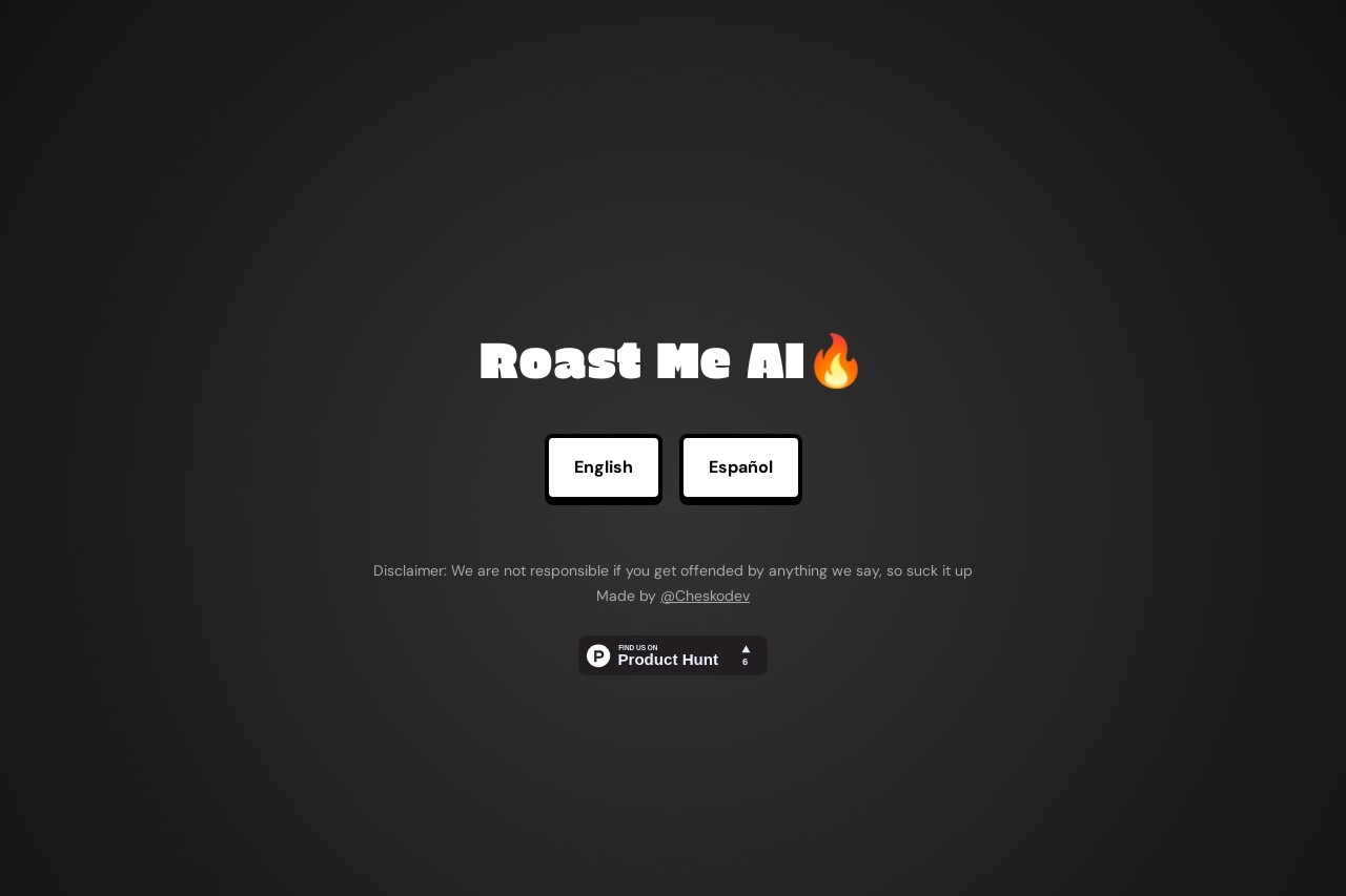 Roast Me AI