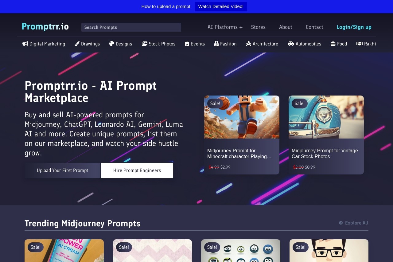 AI Prompt Marketplace