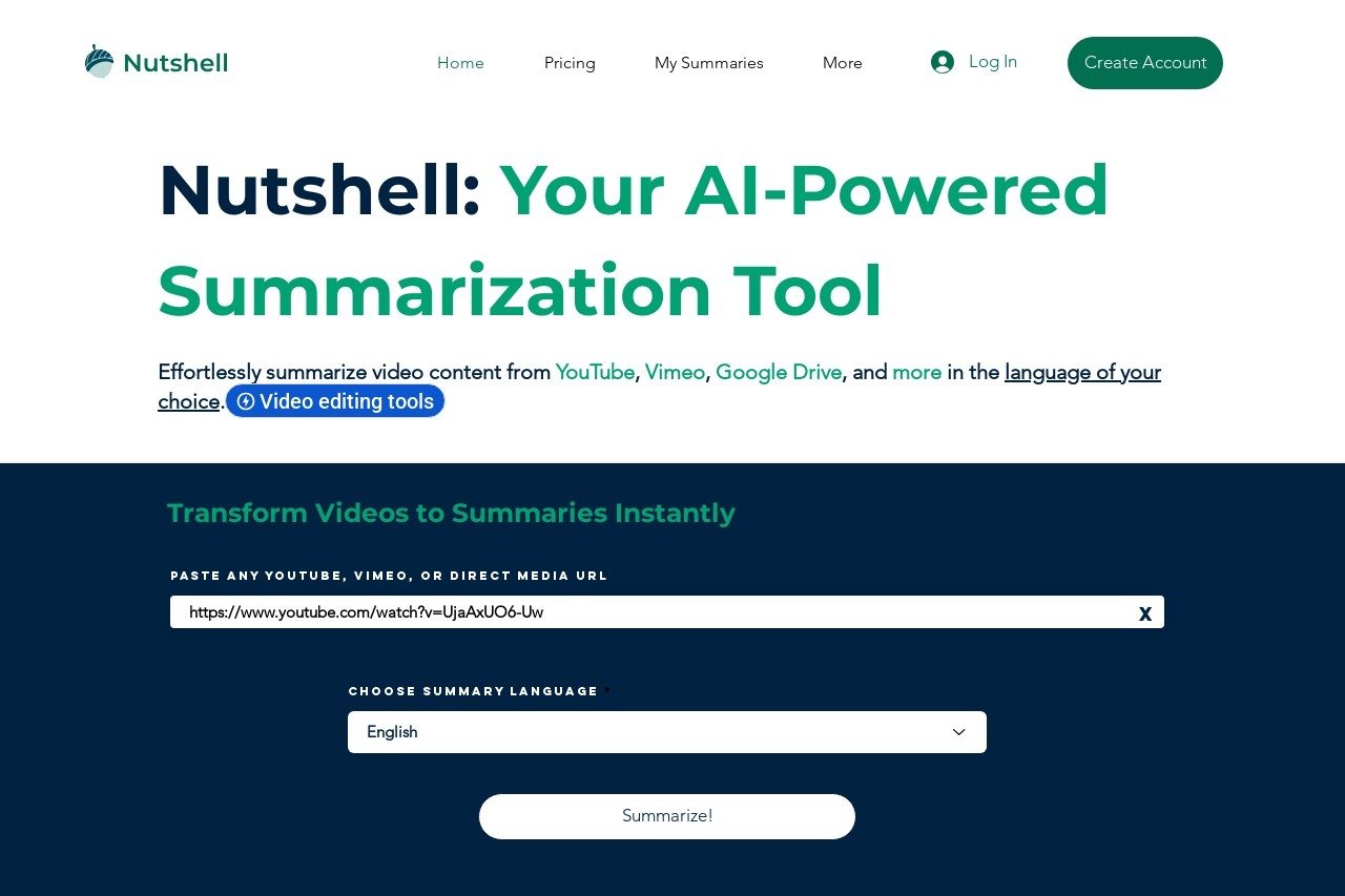 Nutshell Summaries