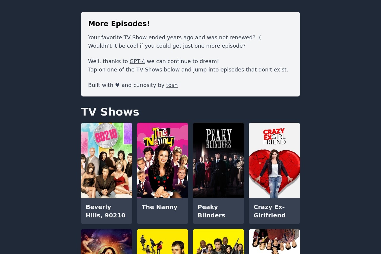 More Episodes
