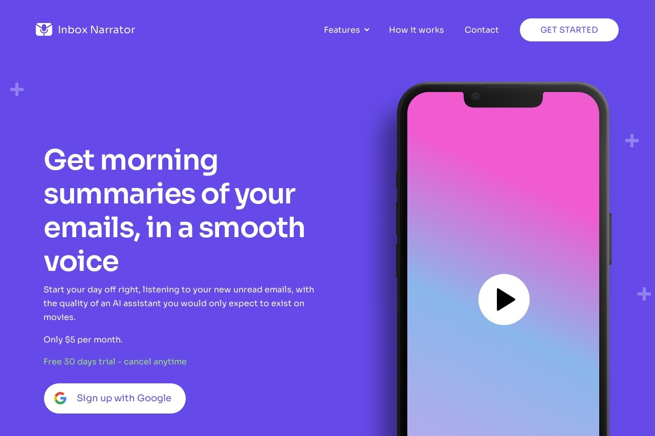 Inbox Narrator