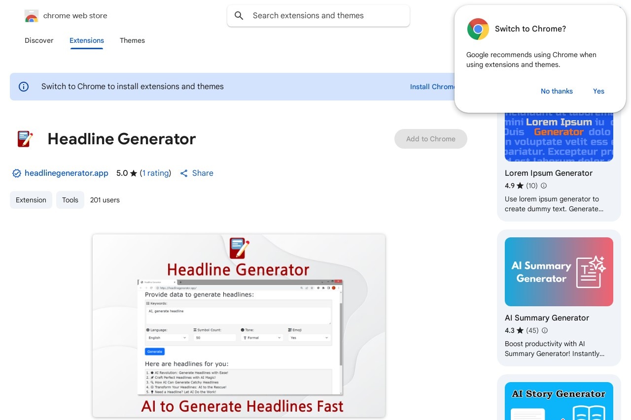 Headline Generator