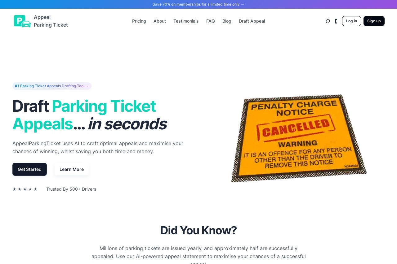 Appeal Parking Ticket
