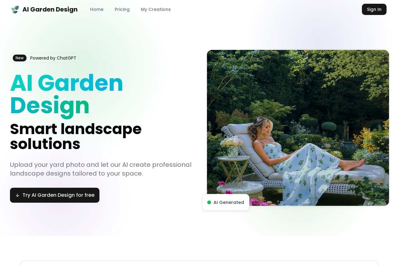 AI Garden Design