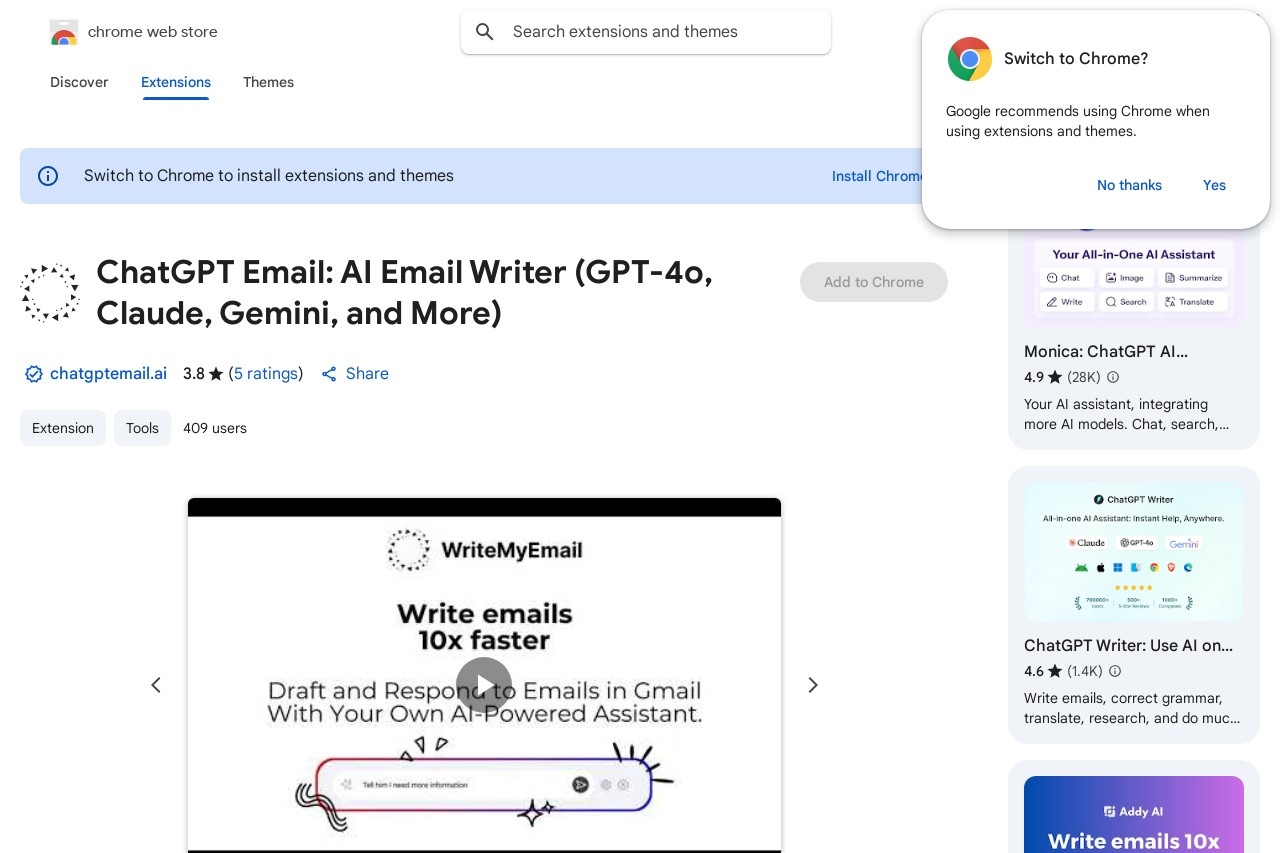 ChatGPT Email