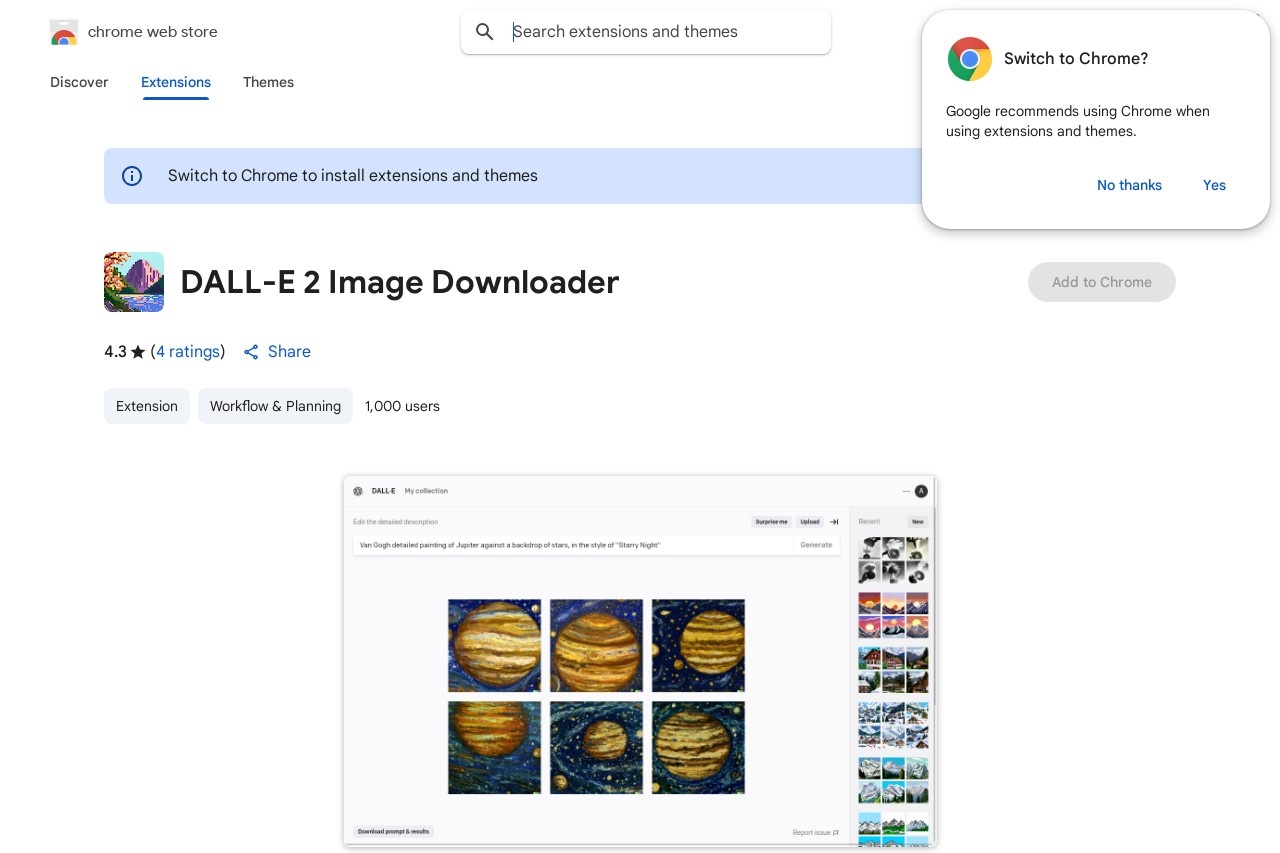 DALL-E 2 Image Downloader