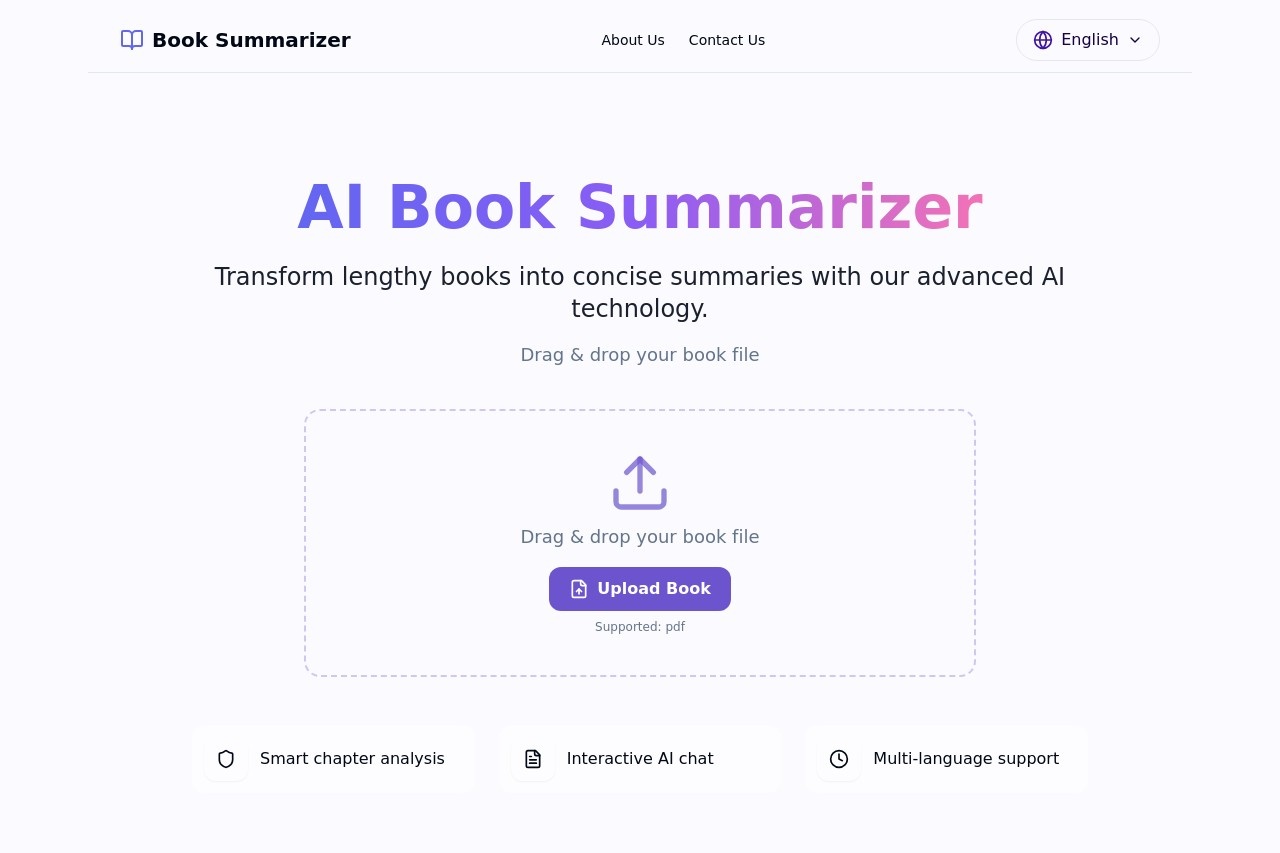 AI Book Summarizer