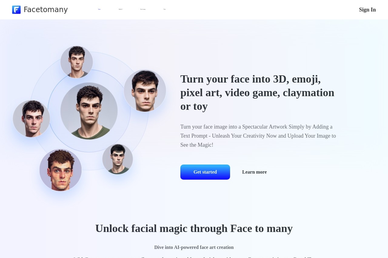 Facetomany