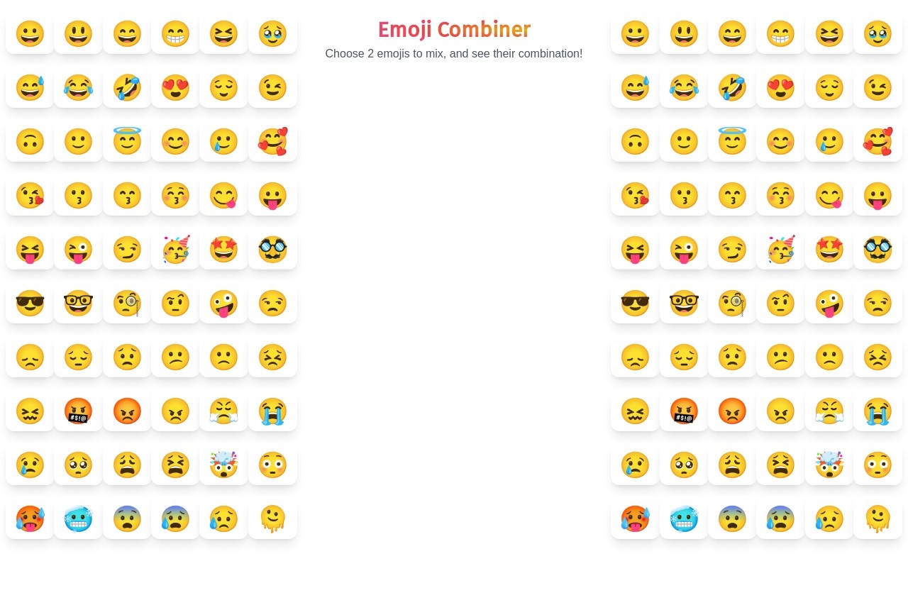 Emoji Combiner