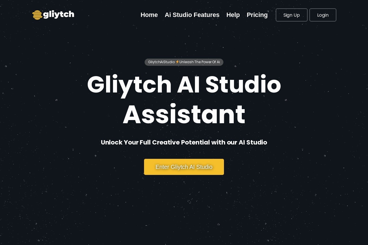 Gliytch Ai Studio