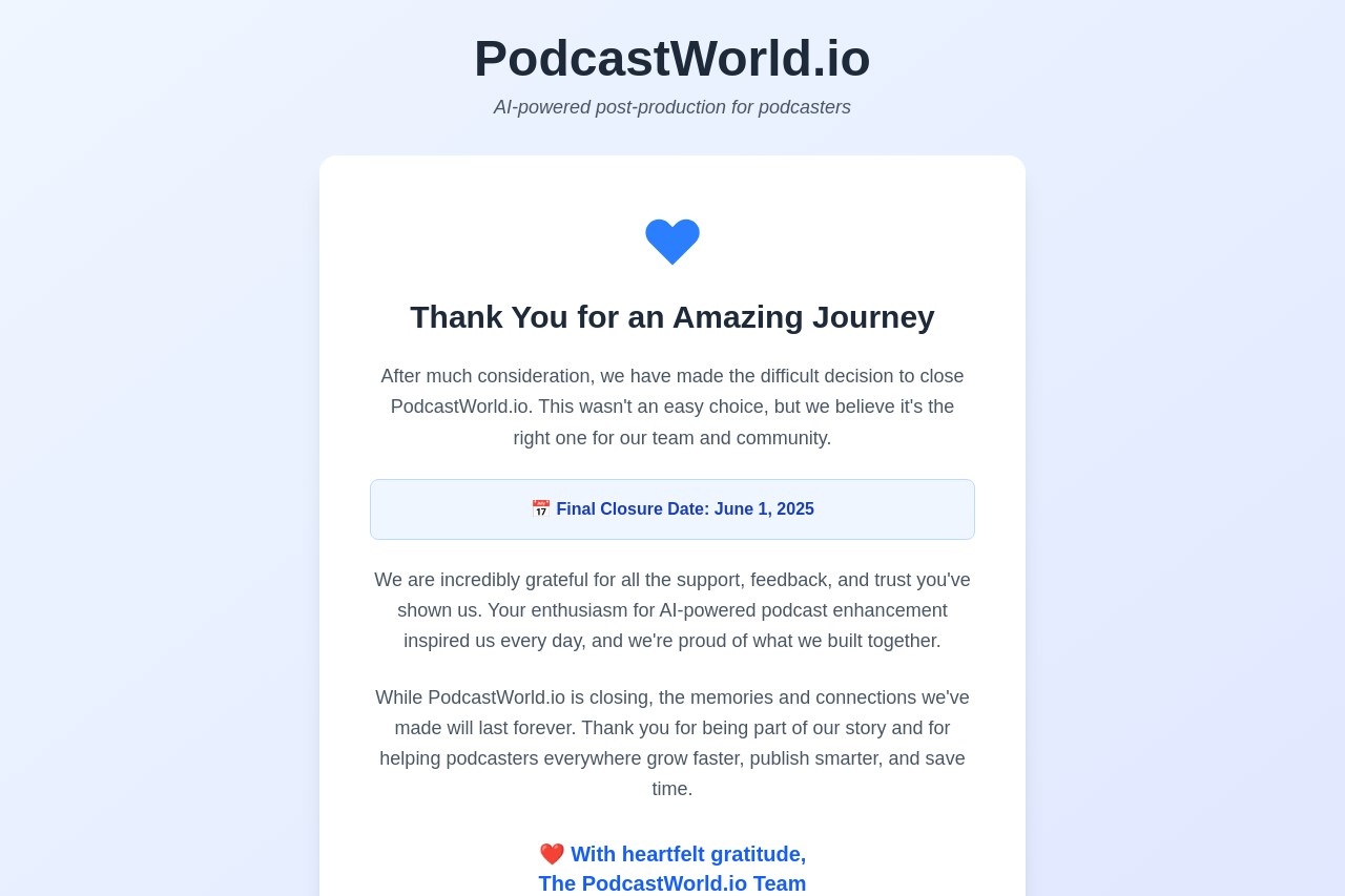 PodcastWorld.io