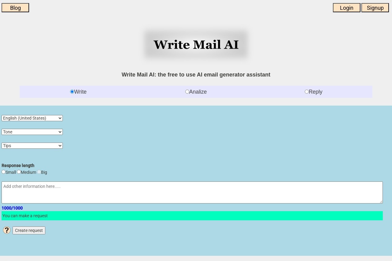 Write Mail AI