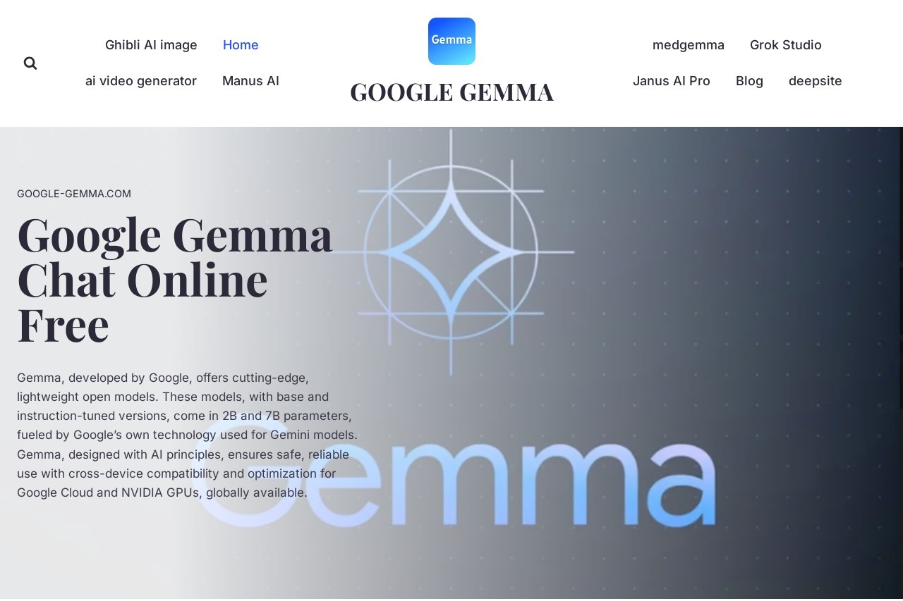 Google Gemma Chat