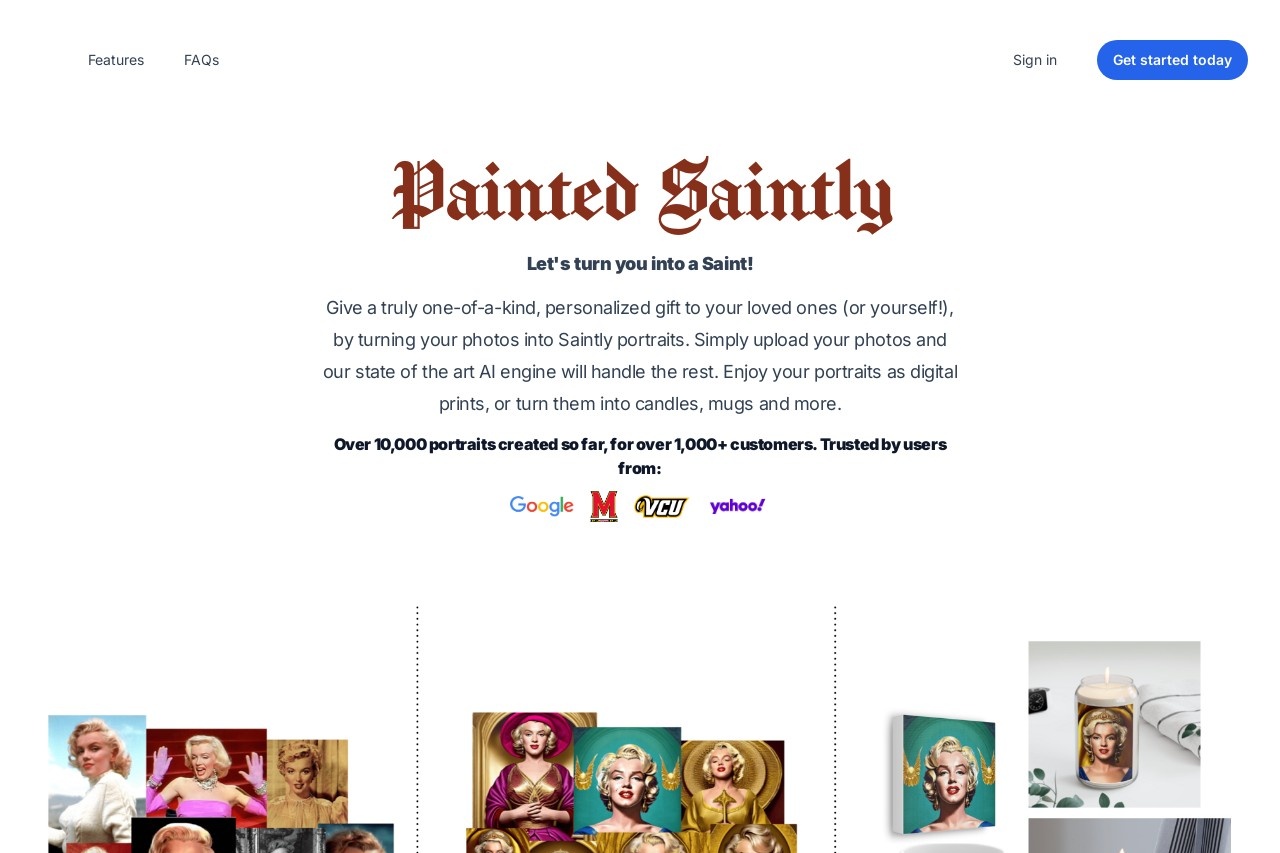 Painted Saintly
