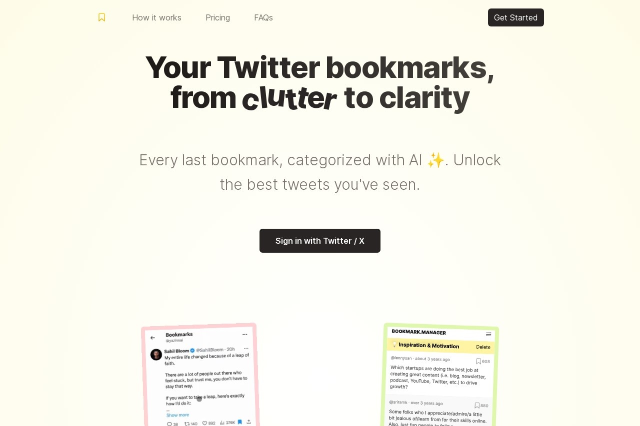 Bookmarks Manager