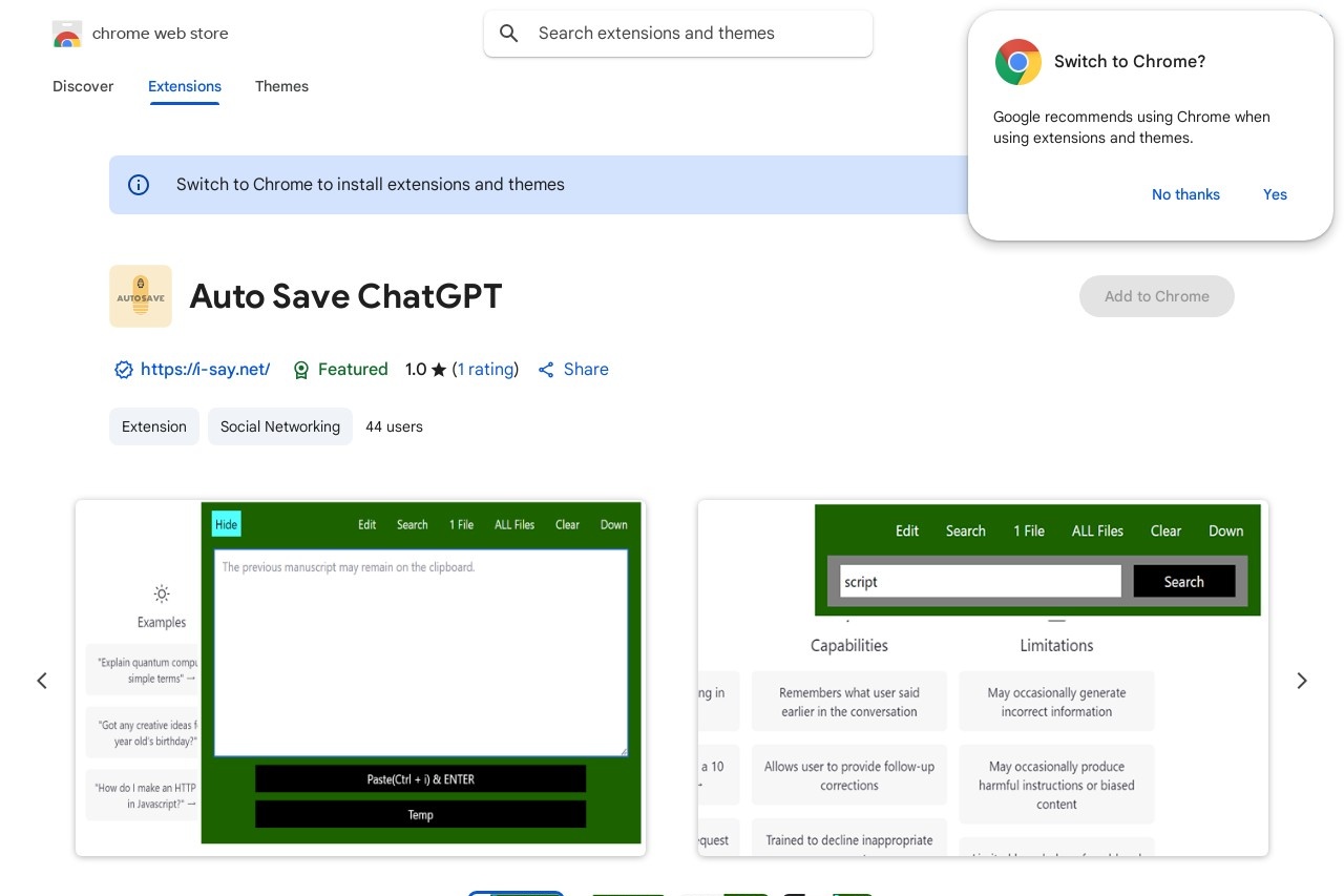 Auto Save ChatGPT